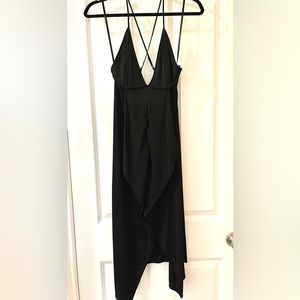 NWT BCBGMaxAzria Handkerchief Hem Midi Dress